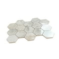 thumbnail image 5 of Splendor 8.9 in. x 12.8 in. Polished Beige Porcelain Mosaic Hexagon Wall and Floor Tile (7.09 sq. ft./case) (9-pack), 5 of 5