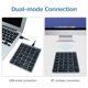 thumbnail image 5 of USB 28 CAYOS TECLADO NUMÉRICO INALÁMBRICO TECLADO DE LA OFICINA DE CONTABILIDAD FINANCIERA BT+CONEXIÓN DE DOBLE MODO USB BATERÍA DE LITIO INCORPORADA, 5 of 7