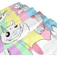 thumbnail image 3 of Coolnut Shower Curtain and Rug Set, Cute Little Cat Unicorn On Abstract Line Polyester Waterproof Bath Curtain and Mat for Bathroom with Hooks, 72" x 72", 3 of 6