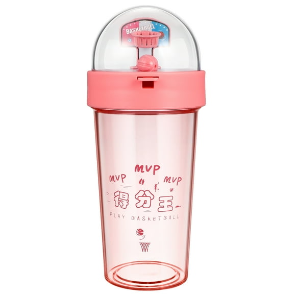 KAKOWELY Botella de agua de baloncesto, divertida taza de agua de tiro, juego de botella de agua creativo, premio de fiesta, recuerdo