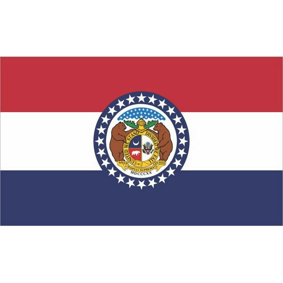 5in x 3in Missouri State Flag Magnet