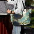 thumbnail image 6 of Kdxio Majestic Ostrich In Forest for Beach Bag for Women Large Beach Tote Bag Waterproof Sandproof Swim Bag with Zipper Pockets Beach Vacation Travel, 6 of 6