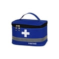 thumbnail image 2 of Bolsa de botiquín de primeros auxilios portátil, ligera, impermeable, bolsas de medicina, tela Oxford, caja médica, cocina, negocios al aire Almacenamiento y organización del hogar Azul Medio Advancent HA077081-04, 2 of 6