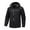 Black, variant on Iugvhana Men's Riding Windproof Hooded Jacket Casual Outdoors Hiking Climbing Coats Fall Winter Zip Up Long Sleeve Jackets Black#1 XXL