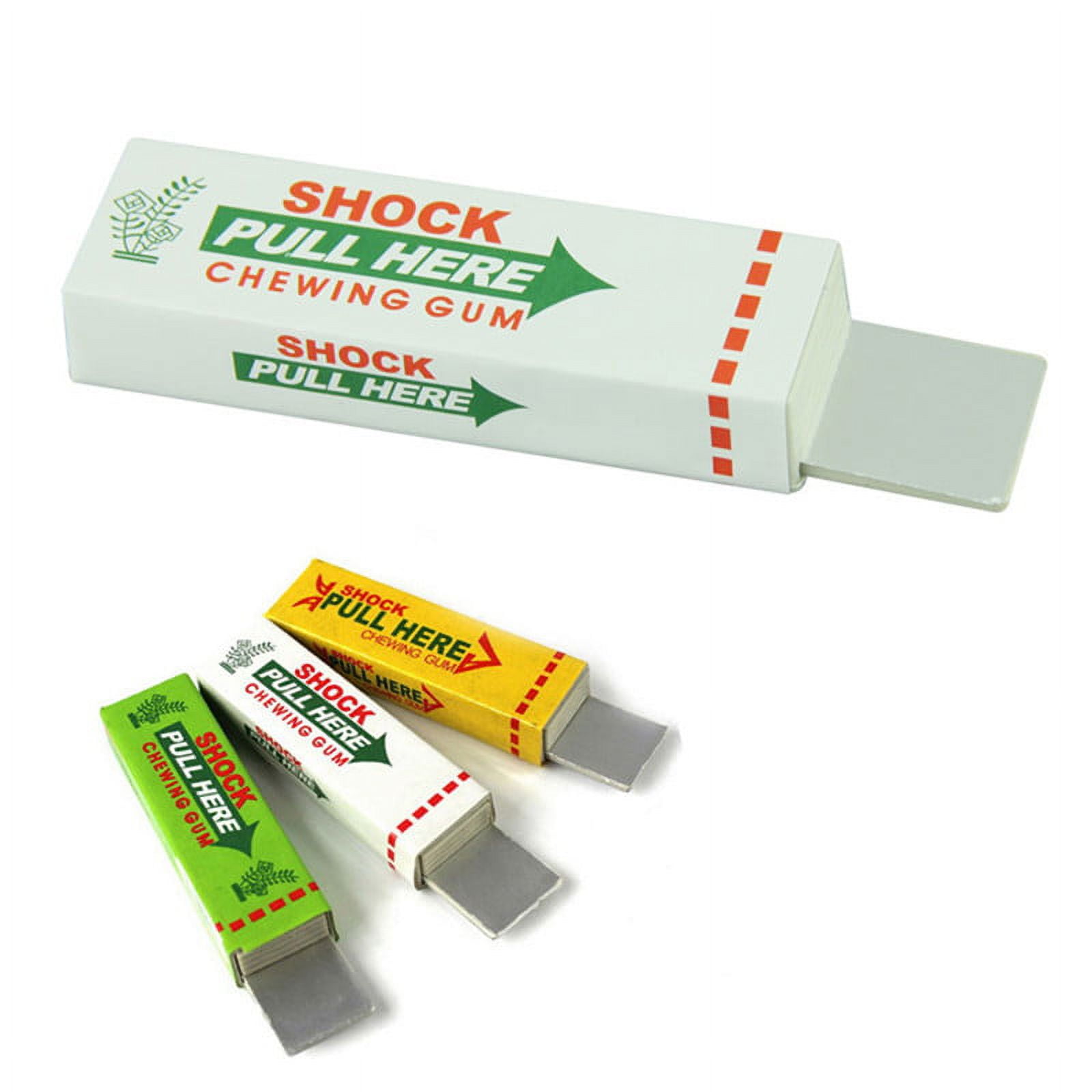Darzheoy Shock Gum Prank Funny Shocking Gum Realistic Joke, Random Color