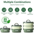 thumbnail image 3 of NKTIER Lunch Box,2000ML 3-Tier Stackable Bento Case Sealed Leak-Proof Meal Box Microwave Safe Food Container For Home Office School Camping, 3 of 10