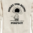 thumbnail image 3 of Peanuts - Sally Perfect - Toddler & Youth Crewneck Fleece Sweatshirt, 3 of 6