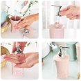thumbnail image 3 of Dispensador de jabón de 2 uds, botella de bomba de plástico recargable vacía para loción líquida, desinfectantes, dispensadores de champú, contenedor de Gel de ducha de 400ML BRI  Rojo Verde, 3 of 5