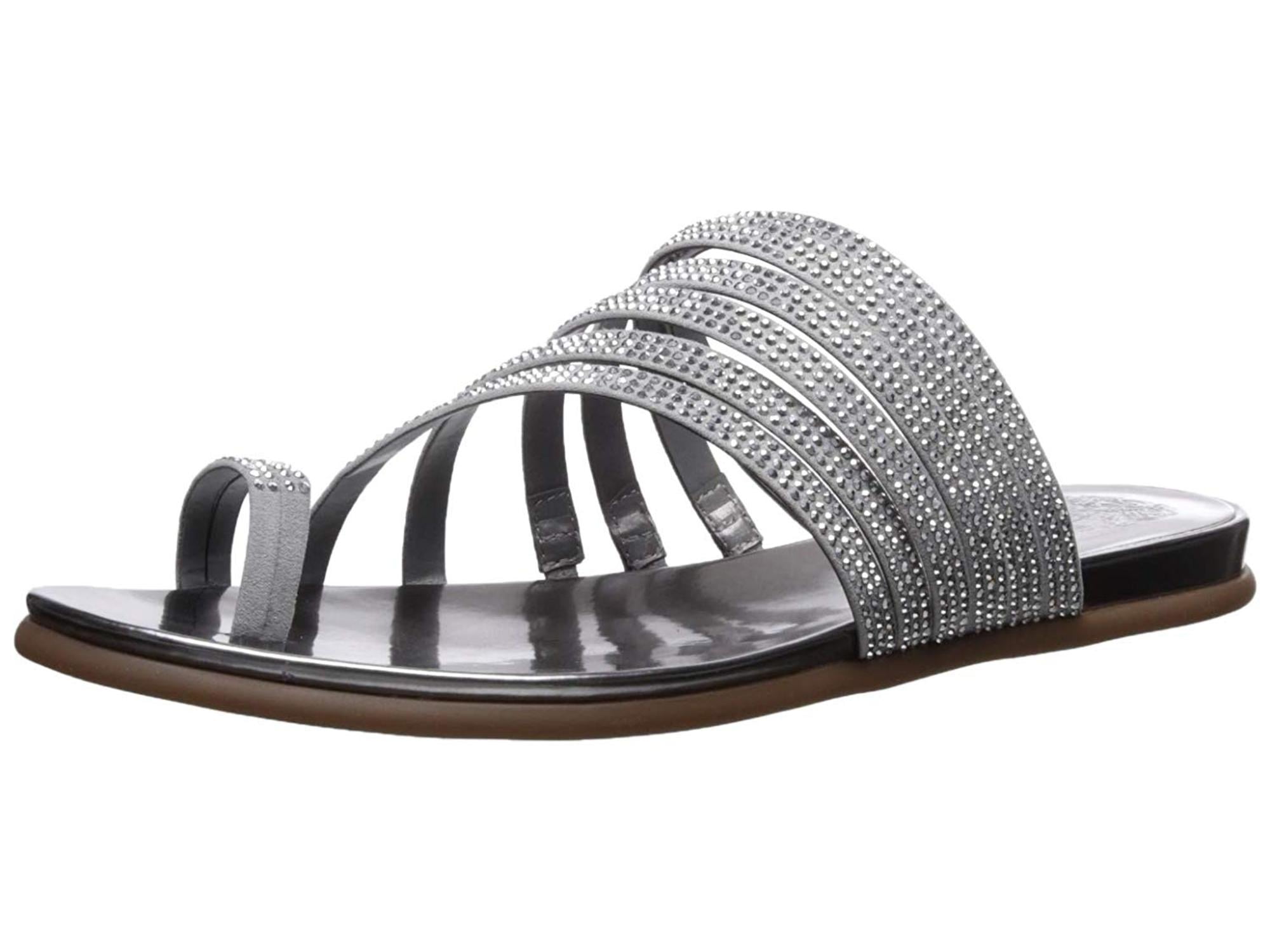 vince camuto snakeskin slides