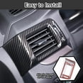 thumbnail image 5 of TINKI 2PCS Side Air Vent Frame Trim for Honda Pilot 2016-2022/ Ridgeline 2017-2023/ Passport 2019-2023, ABS Material Center Console Side Air Conditioning Outlet Cover Accessories, 5 of 14