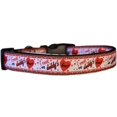 thumbnail image 3 of Pet Dog  Cat Nylon Collar or Leash, "Melt Daddy's Heart", 3 of 3