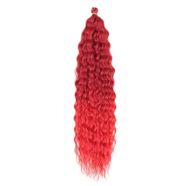 Peluca de 22 pulgadas de seda de alta temperatura de América Latina con cabello largo y rizado blanco y trenzas rizadas