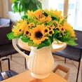 thumbnail image 6 of GOOHOCHY Fall Artificial Flowers Multi Color Tabletop Decor 5Pcs Business Owners, 6 of 8