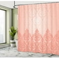 thumbnail image 4 of Ambesonne Vintage Shower Curtain, Medieval Victorian Pattern, 69"Wx70"L, Pale Pink, 4 of 4