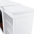 thumbnail image 4 of Real Flame Eliot 81" Grand Electric Fireplace TV Stand in White, 4 of 9