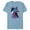 Ocean Blue, variant on Marvel Spider-Man: Across the Spider-Verse Miles and Gwen - Short Sleeve Blended T-Shirt for Adults - Customized-Dark Heather