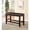 Espresso, variant on Brown espresso finish - footrest included - Add a touch of elegance to your modern dining area