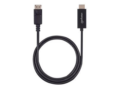 Manhattan 1m DisplayPort 1.2 to HDMI Cable 153195
