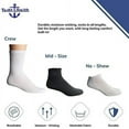 thumbnail image 4 of SOCKS'NBULK Big And Tall Mens Sport Crew Socks Wholesale Bulk (King Size) Socks, by SOCKS'NBULK (12 Pairs Navy, Mens King Size 13-16 (Shoe Size 12-15)), 4 of 5