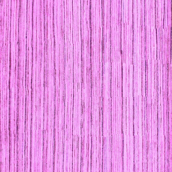 Ahgly Company Indoor Square Abstract Purple Modern Area Rugs, 6' Square