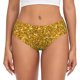 thumbnail image 1 of Balery Gold Glitter Ropa Interior de Algodón para Mujer con Dibujo – Braguitas Cómodas y Elásticas, Estilo Clásico-XX-Large, 1 of 6