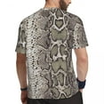 thumbnail image 3 of T Shirt For Men Snakeskin Print Sportswear T-Shirt Summer Animal Skin Aesthetic Hippie Tee Shirt For, 3 of 7