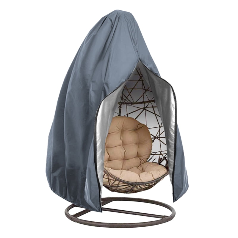 Outdoor Garden Hanging Swing Chair Cover Waterproof Rattan Egg Seat UV Protector 