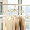 thumbnail image 1 of Deeceymbur Foldable Porous Clothes Hanger Wardrobe Storage Rack Household Multifunctional Rotating Plastic Space Saving Organizer, 1 of 6