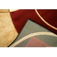 thumbnail image 4 of Rug Legend Modern High Quality Hand Carved Area Rug Carpet 1052 Burgundy, 4 of 5