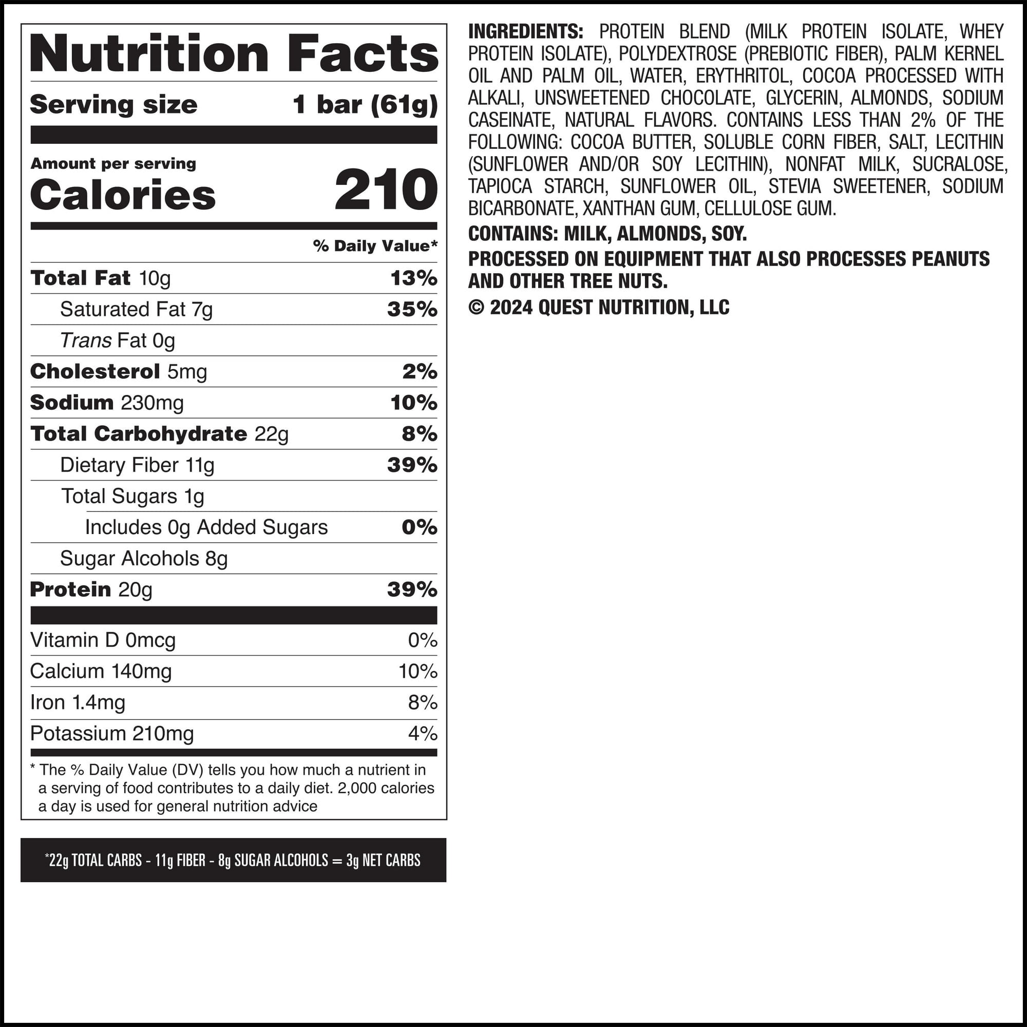 Quest Nutrition Overload 20g Protein Bar, Chocolate Explosion Flavor, Single, 1 Count