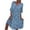 Light Blue, variant on IROINNID Dress for Women 2023 Semi Formal Fall Dress Short Sleeve Sling Relaxed Short Dress Fit&Flare Dress,Pink