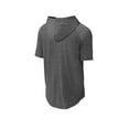 thumbnail image 4 of Sport-Tek ST404 PosiCharge Tri-Blend Wicking Short Sleeve Hoodie, 4 of 4