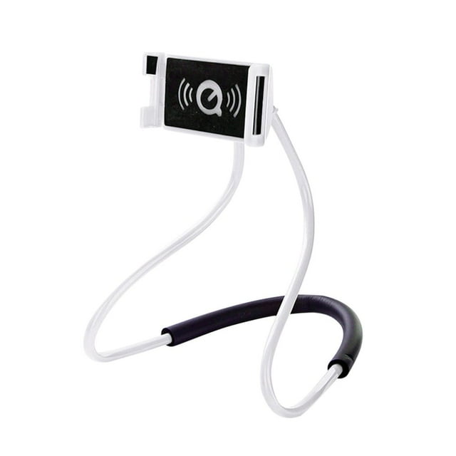 EIMELI Neck Hanging Phone Holder Bendable Free Hand Smartphone Stand Cellphone Mount Accessories Black