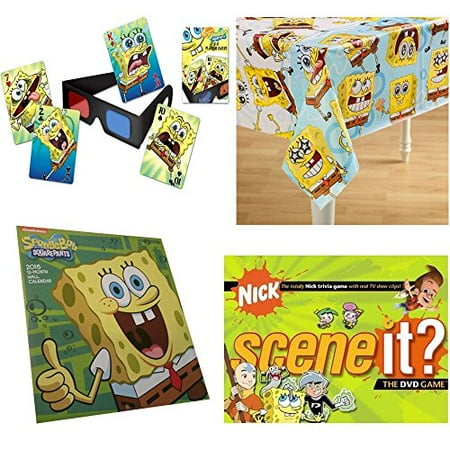 - Nick Jr Spongebob Squarepants 4 Piece Gift Bundle Ages 4+