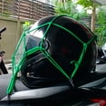 thumbnail image 5 of Uxcell 12x12" Extendable Motorcycle Cargo Net Luggage Debris Tie Down Net with Hooks Red, 5 of 6