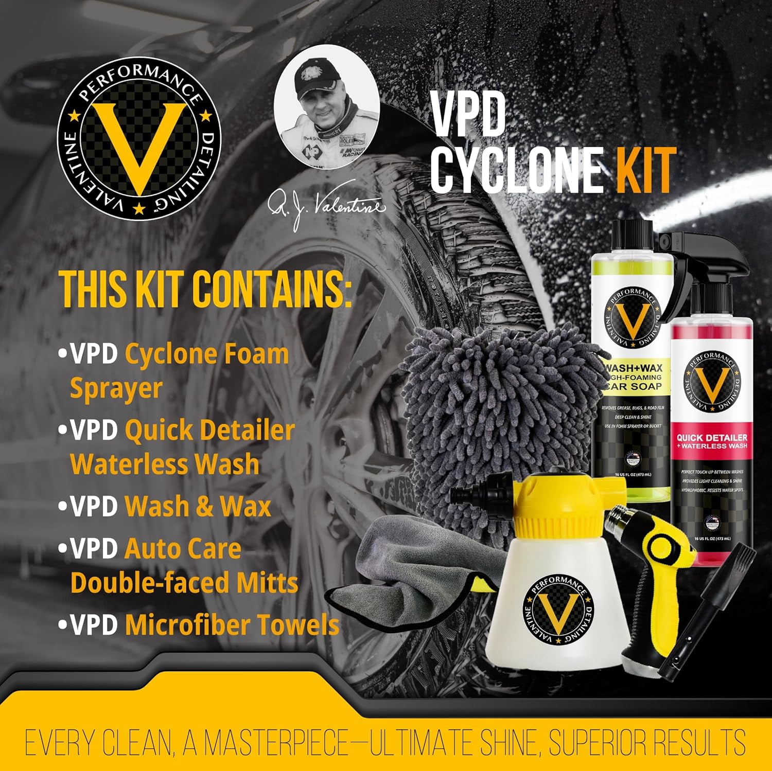 VPD Cyclone Car Wash Exterior Kit - Car Detailing Kit