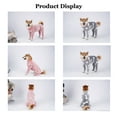 thumbnail image 5 of Harikaji Dog Warm Jumpsuit, Winter flannel Dog Pajamas, Dog Cold Weather Coat Outfits, Anti-Shedding Bodysuit for Medium Large Dogs Pink 2XL, 5 of 5