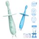 thumbnail image 1 of Cepillos de dientes de silicona para bebés con cerdas suaves y duraderas fáciles de limpiar, 1 of 8