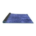 thumbnail image 2 of Ahgly Company Indoor Square Oriental Blue Industrial Area Rugs, 8' Square, 2 of 4