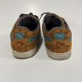 thumbnail image 5 of PU & MA Suede Classic Men Vintage Orange Blue White Sneakers, size 9.5, 5 of 5