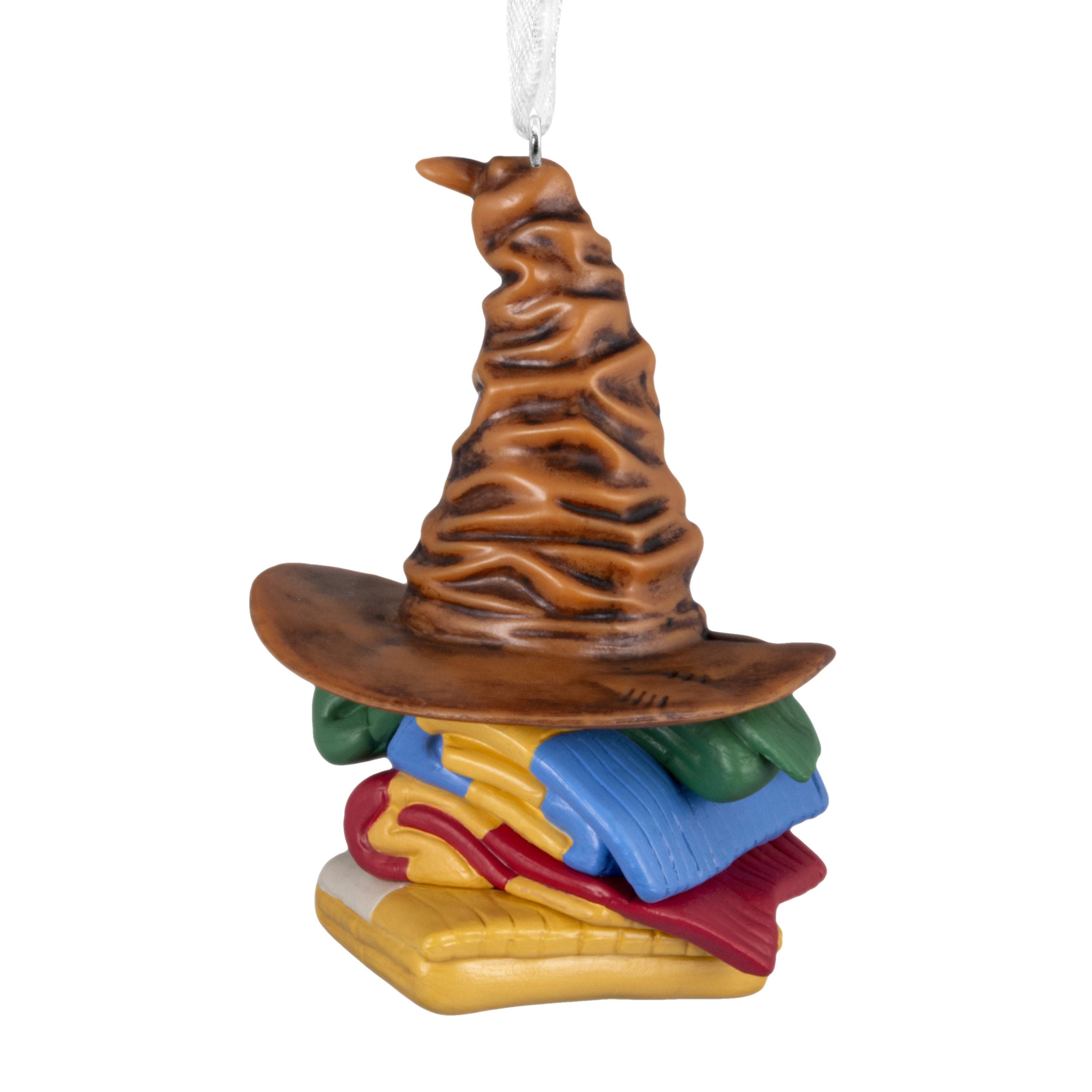Hallmark Christmas Ornament (Harry Potter Sorting Hat Scarves), 1 Count