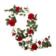 thumbnail image 2 of Arts Artificial Floral Flower Garland 6 FT Rose Vine Hanging Rose Garland para el día de San Valentín Boda Centro de Decoración de Rojo 10cm Macarena Vid de rosa falsa, 2 of 8