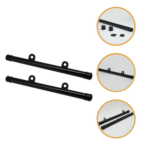 Hemoton 2-Pack Scroll Hanging Poster Rails PVC Display Strips for Banners and Posters, Easy Mounting Poles for Wall Hanging