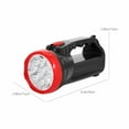 thumbnail image 3 of LED Rechargeable Flashlight Outdoor Searchlight 135g 16cm Handheld Emergency Light High Power Long Range Waterproof Durable 160 Lumens Camping Hiking Night Driving Foggy Weather Use, 3 of 9