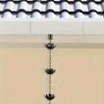 thumbnail image 4 of Rain Chains for Gutters Rain Chain Drainage Ditch, Copper Outdoor Hummingbird Rain Chain, 2.4m Decorative Rain Chain, 4 of 8