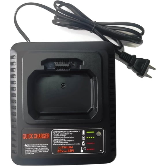 40V Fast Charger LCS40 for Black & Decker LBX2040 LBXR2036 LBXR36 LBX2240 LBX36