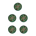 thumbnail image 2 of Bewildely Posavasos para bebidas, tapete étnico para taza de té, almohadilla bordada portátil, almohadillas aislantes, decoración de , Type2 NO2, 2 of 6