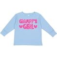 thumbnail image 3 of Inktastic Grampy's Girl Granddaughter Girls Long Sleeve Toddler T-Shirt, 3 of 5