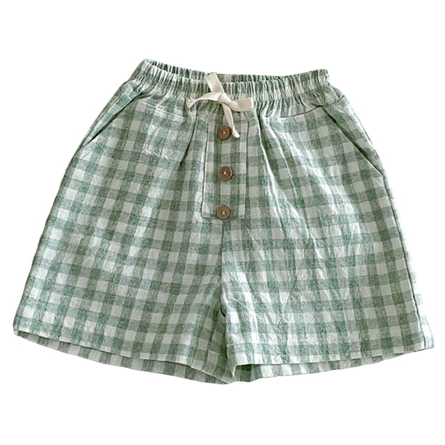 Zshosam Athletic Shorts for Girls Cotton Girls Shorts Athletic Shorts with Inner Pockets 2-In-1 for Girls Running Tennis Sports Size 2T 3T,(Green 2-3 Years)