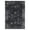 Black, variant on Garvee 9'x12' Area Rug Vintage Floral Rug Washable Traditional Distressed Non-Shedding Stain-Resistant Rugs, Gray